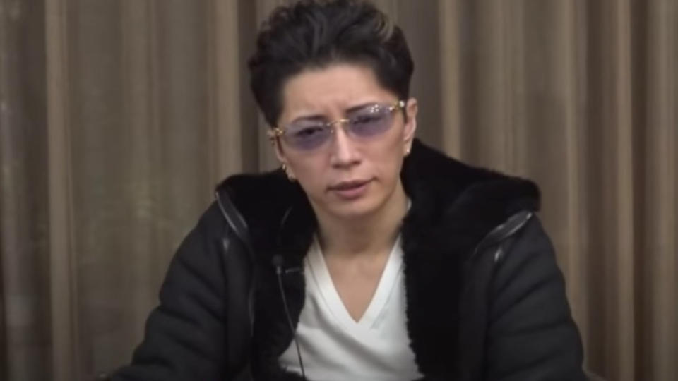 GACKT失言惹出風波。（圖／翻攝自《GACKTちゃんねる がくちゃん》頻道）