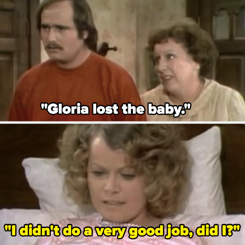 Gloria says she "didn't do a very good job"