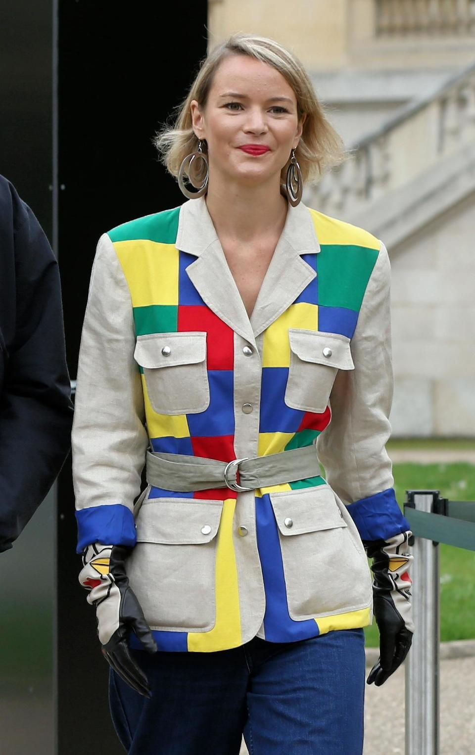 Pauline de Drouas attends the Lanvin show at Paris Fashion Week SS18 in Paris (Christopher Peterson/Splash News)