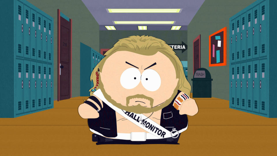 Cartman in South Park.