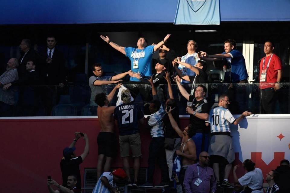 Argentina tumbled out (AFP/Getty)