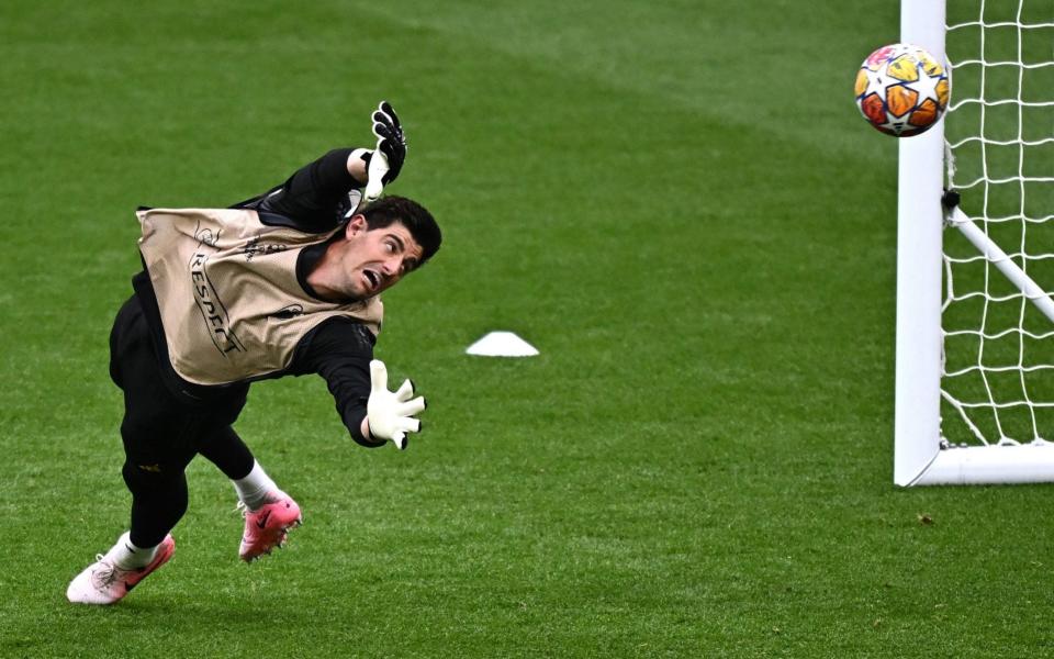 Thibaut Courtois en Wembley