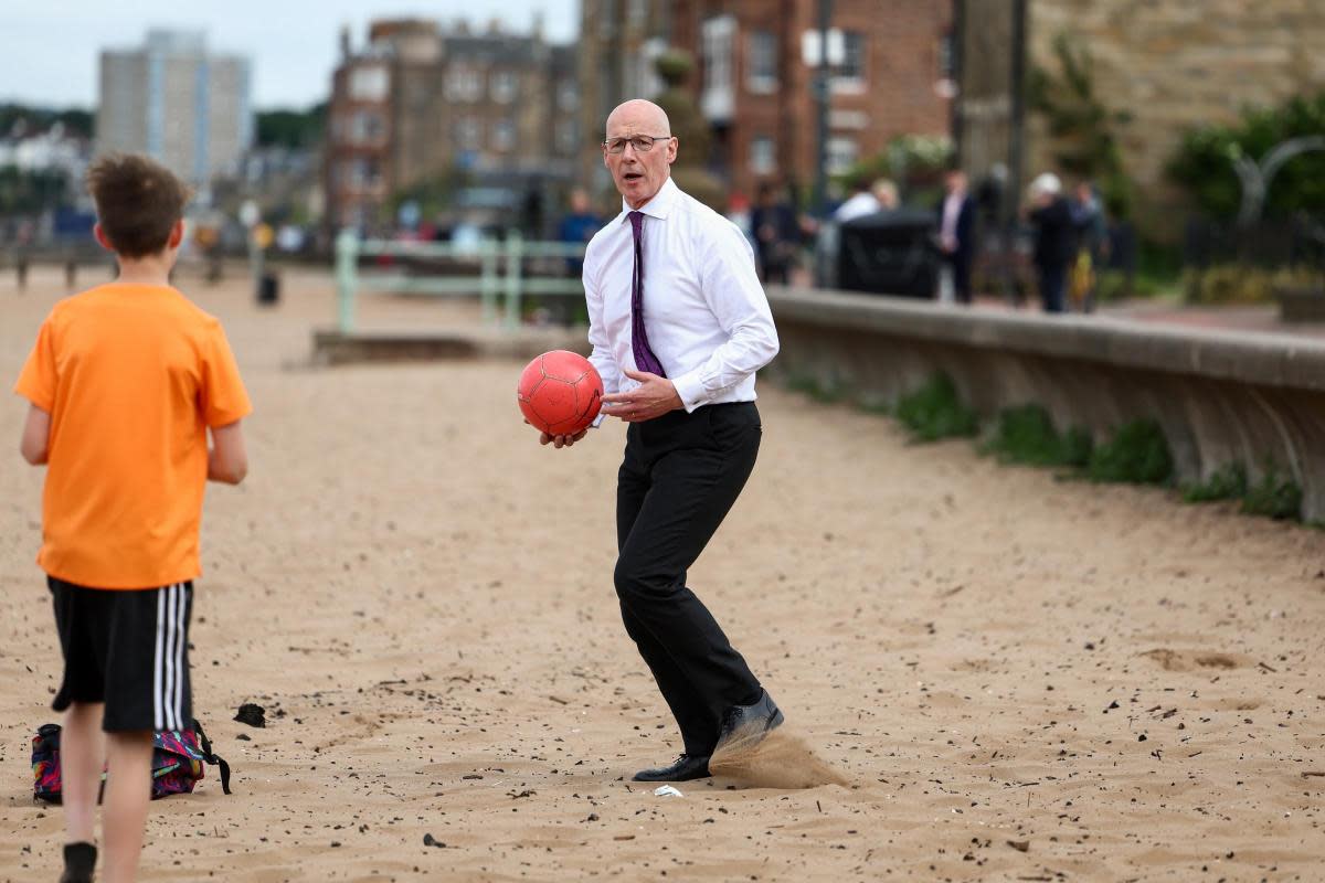 John Swinney Campaigns For SNP <i>(Image: Jeff J Mitchell Getty)</i>