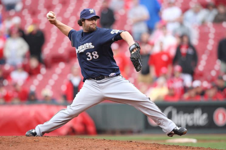 Gagne was 32 the last time he pitched in the majors. (Getty Images/Joe Robbins)