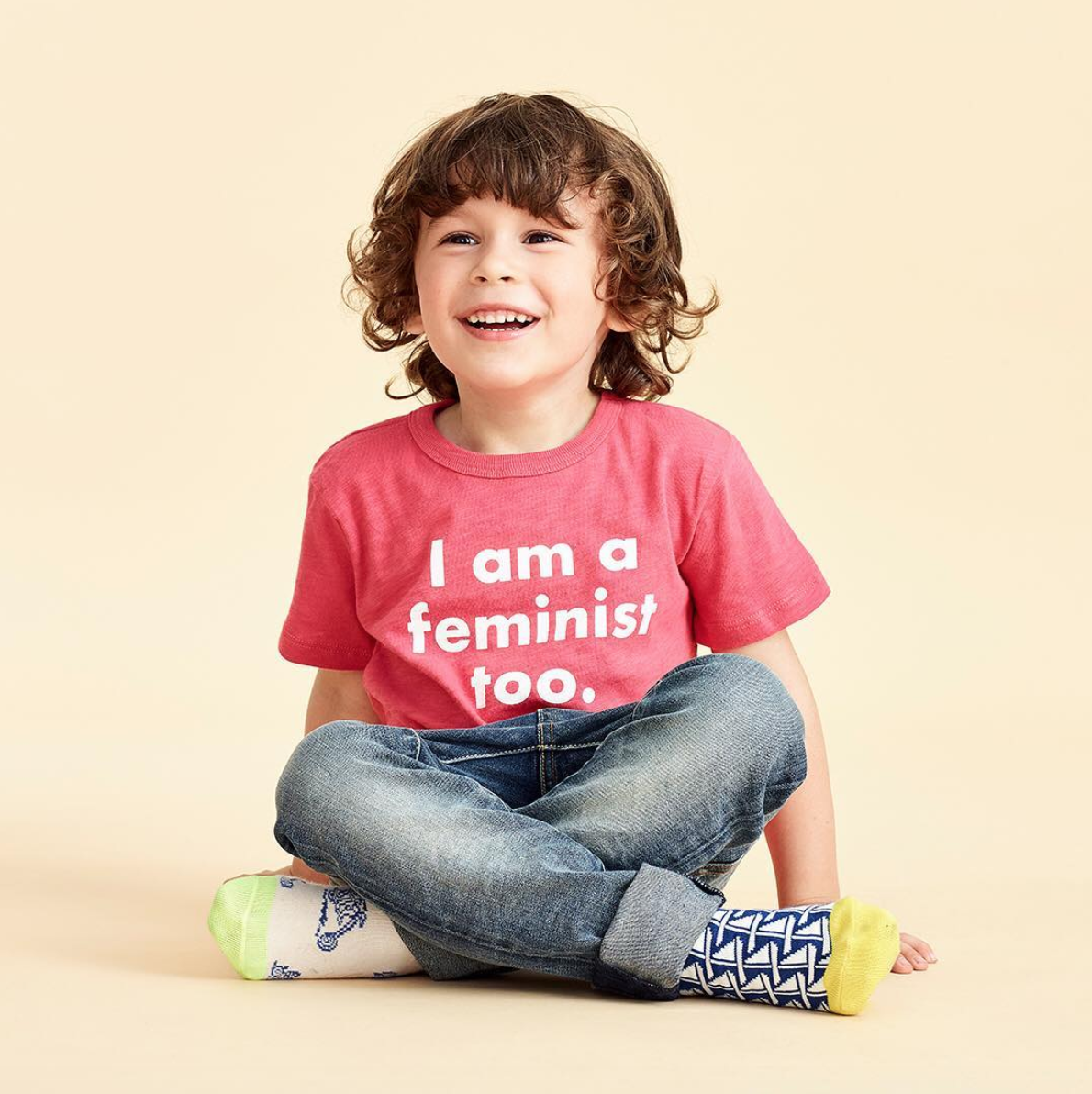 J.Crew is selling a feminist-themed T-shirt that is causing controversy. (Photo: J.Crew)