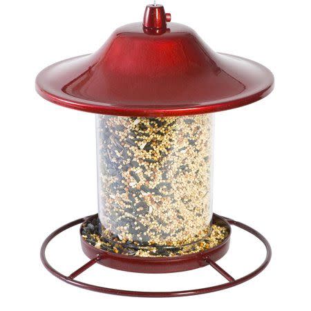 4) Red Sparkle Panorama Feeder