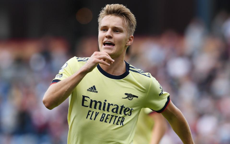 Martin Odegaard's scored the winner as Arsenal maintained their good record at Burnley - GETTY IMAGES