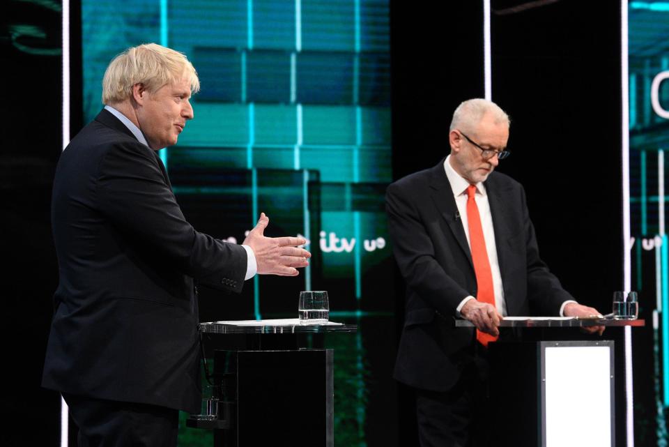 Johnson said Labour's Brexit plan would mean more 'dither and delay' (ITV)