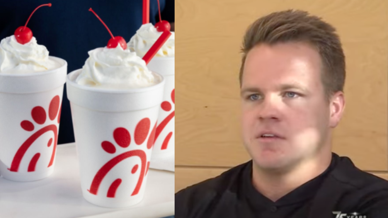 chick fil a urine milkshake