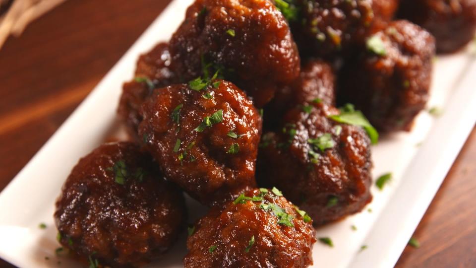 Dr. Pepper Meatballs