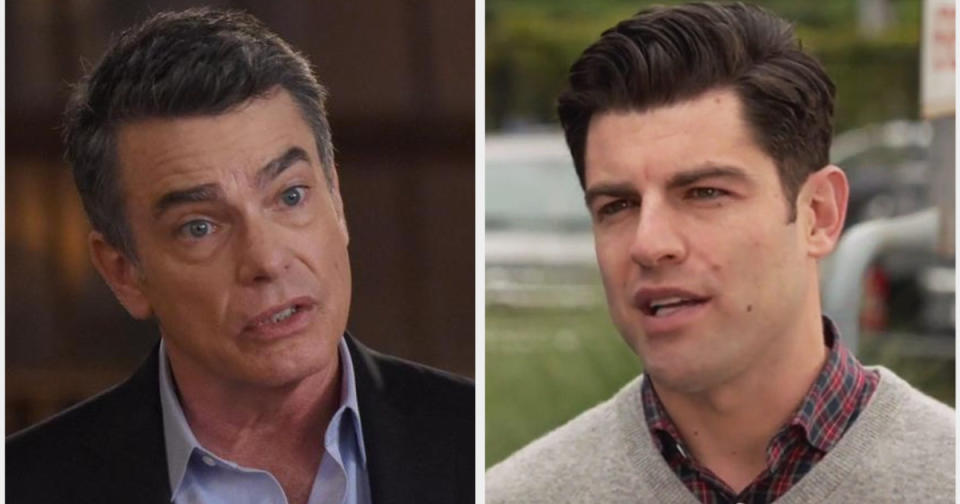 <div><p>"When I first watched <i>New Girl</i> and they introduced Schmidt’s dad, I genuinely believed that the two were related because Max Greenfield and Peter Gallagher look so much alike. Max Greenfield had even played a younger version of Peter Gallagher’s character on <i>The O.C.</i> back in 2007."</p><p>—<a href="https://www.buzzfeed.com/kristofwar" rel="nofollow noopener" target="_blank" data-ylk="slk:kristofwar;elm:context_link;itc:0;sec:content-canvas" class="link ">kristofwar</a></p></div><span> Fox</span>