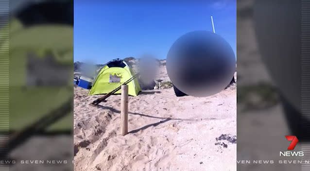 Photos posted to the accused's Facebook page show previous trips to remote South Australian beaches. Photo: Facebook