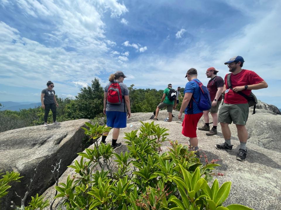 Old Rag summit and rock scramble on July 1, 2022.