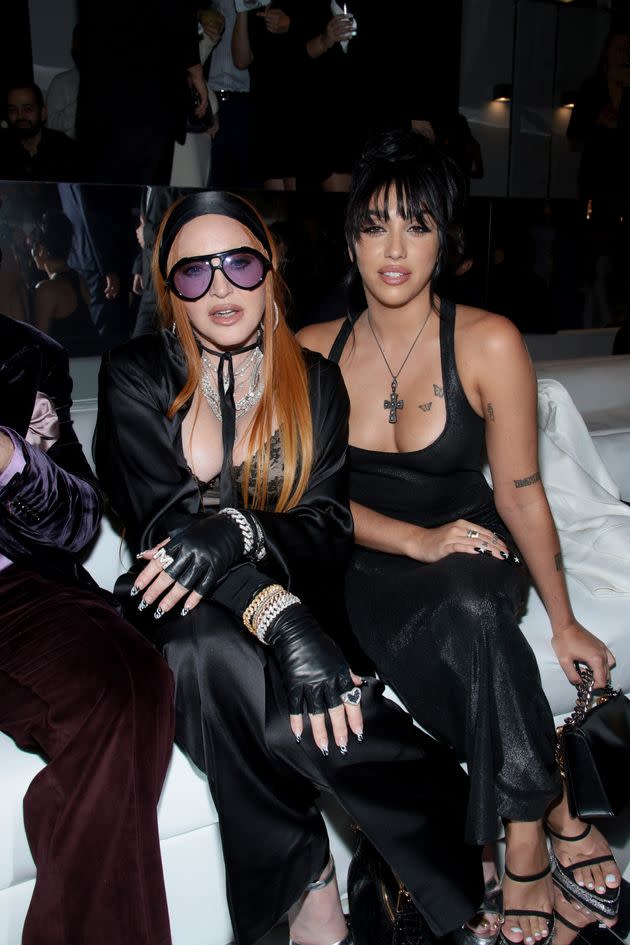 Madonna and Lourdes Leon at the Tom Ford show earlier this week (Photo: Dimitrios Kambouris via Getty Images)