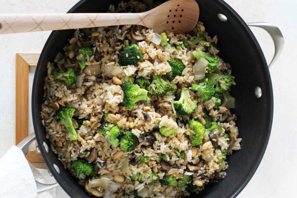 <a href="https://ohmyveggies.com/thai-fried-rice-with-broccoli-and-mushrooms/">Thai-Style Fried Rice With Broccoli and Mushrooms</a> from <a href="https://ohmyveggies.com/">Oh My Veggies</a>