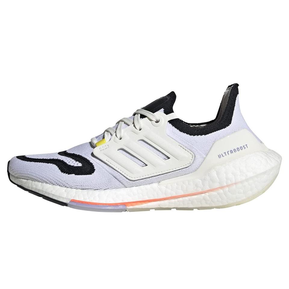 <p><strong>adidas</strong></p><p>amazon.com</p><p><strong>$111.41</strong></p><p><a href="https://www.amazon.com/dp/B098RJ5521?tag=syn-yahoo-20&ascsubtag=%5Bartid%7C2142.g.40463505%5Bsrc%7Cyahoo-us" rel="nofollow noopener" target="_blank" data-ylk="slk:Shop Now;elm:context_link;itc:0;sec:content-canvas" class="link ">Shop Now</a></p><p>If you prefer a shoe that offers some extra cushioning, you can't go wrong with the adidas Ultraboost. The signature Boost foam is bouncy and responsive, which makes for a great all-around trainer if you need the extra protection. </p>