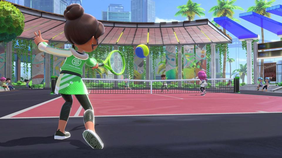 Tennis, Bowling, Schwertkampf, Volleyball, Fußball: "Nintendo Switch Sports" wartet mit spaßigen Disziplinen auf. (Bild: Nintendo)