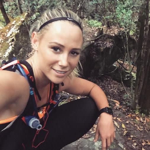 At the moment, Bec trains seven times a week with two doubled up days. Photo: Instagram
