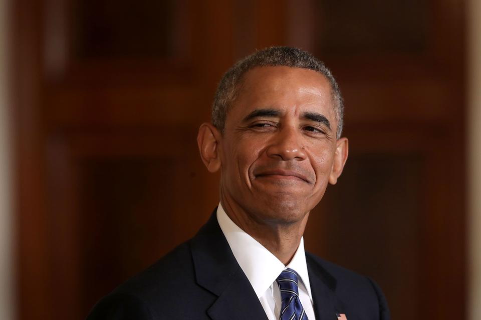 Obama And Prime Minister Lee Hsien Loong Hold Joint News Conference In White House Rose Garden