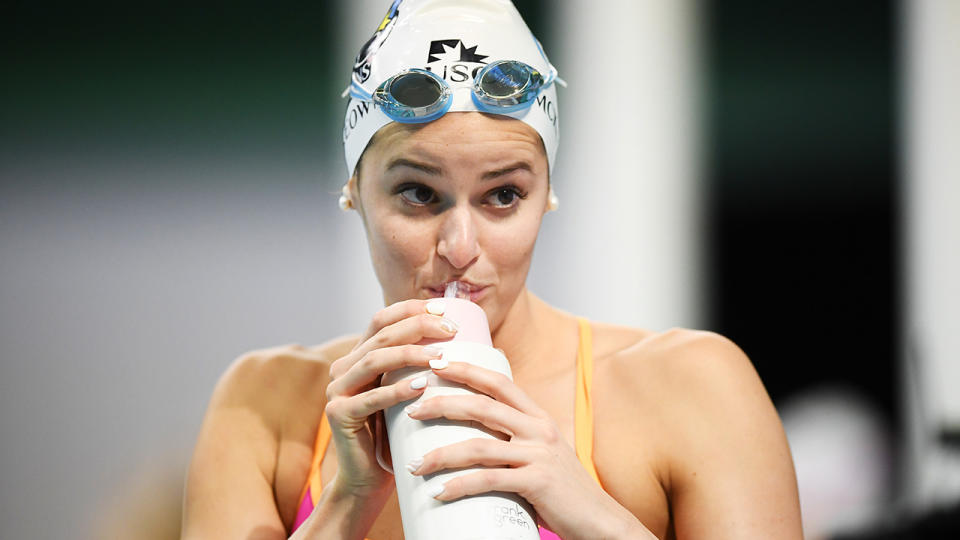 Kaylee McKeown set a new world record in the 100m backstroke ahead of the Tokyo Olympics. (Photo by Mark Brake/Getty Images)