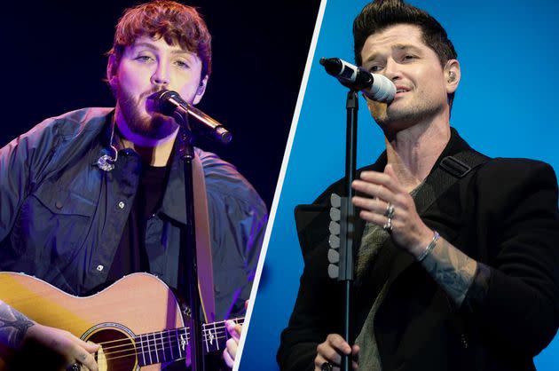 James Arthur and Danny O’Donoghue of The Script (Photo: Getty)