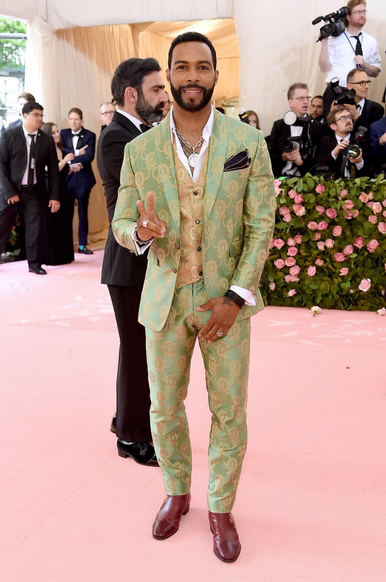 Omari Hardwick attends The 2019 Met Gala Celebrating Camp: Notes on Fashion at Metropolitan Museum of Art on May 06, 2019 in New York City.