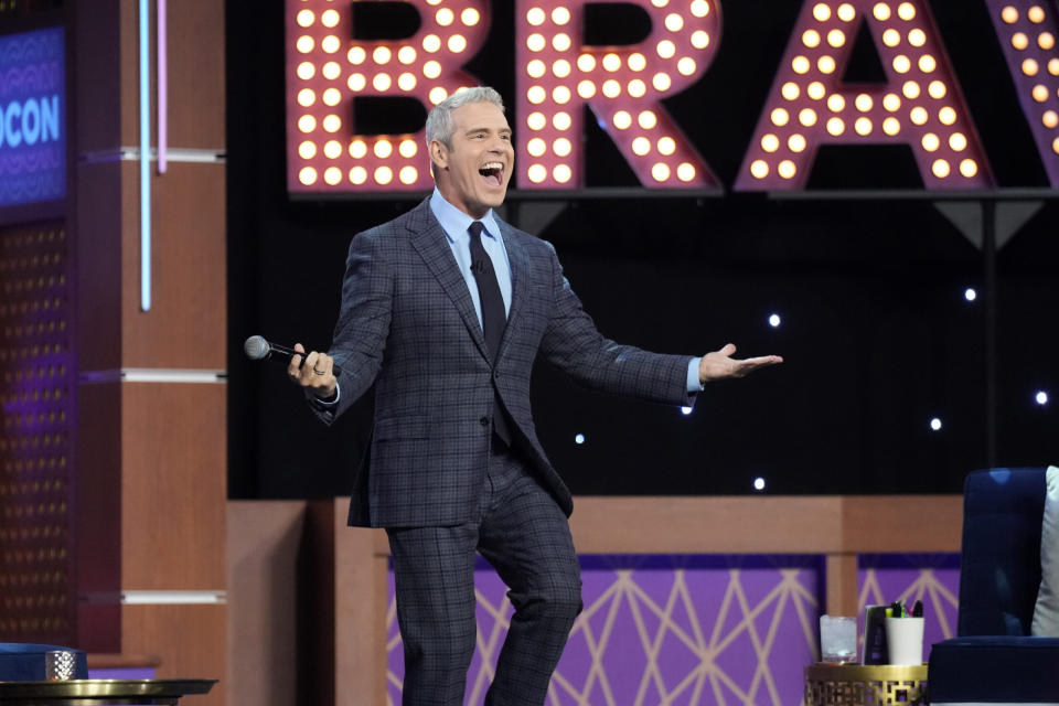 WATCH WHAT HAPPENS LIVE WITH ANDY COHEN — “BravoCon: The Reading Room Episode 19169 — Pictured: Andy Cohen — (Photo by: Charles Sykes/Bravo via Getty Images)