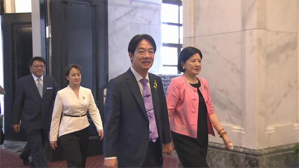 快新聞／賴清德蕭美琴今宣誓就職　由立法院長韓國瑜授與印信