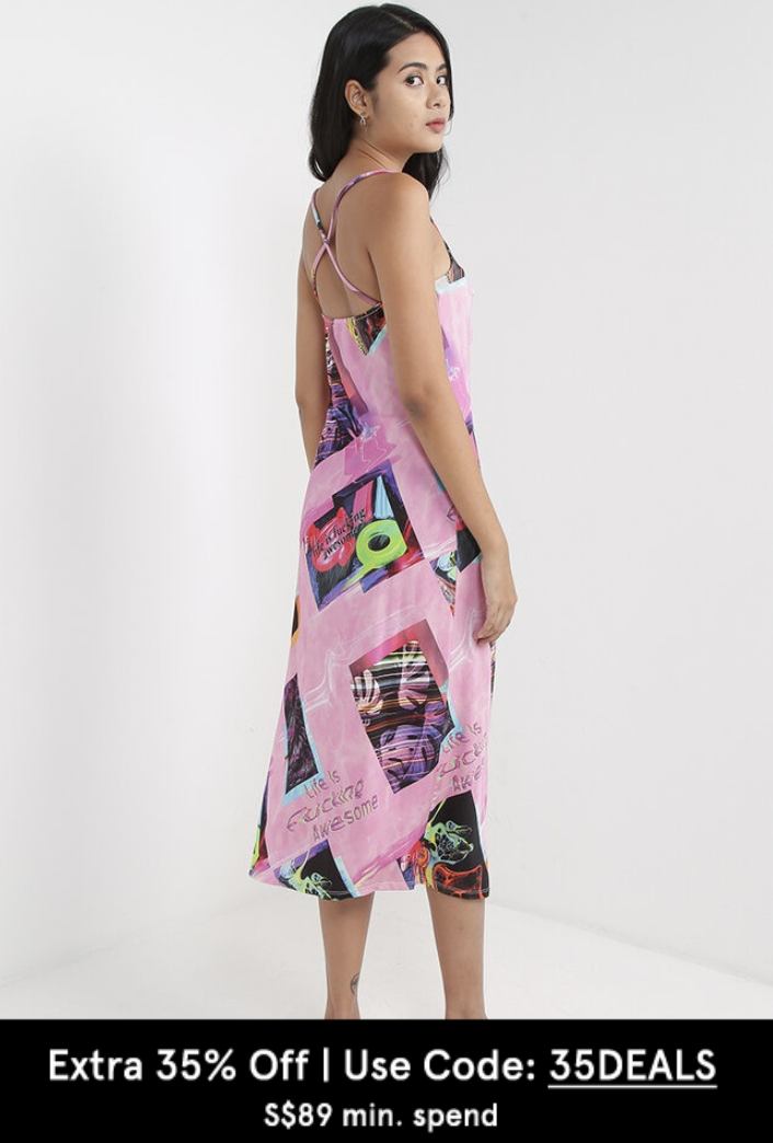 Desigual Street Art Midi Dress. PHOTO: Desigual