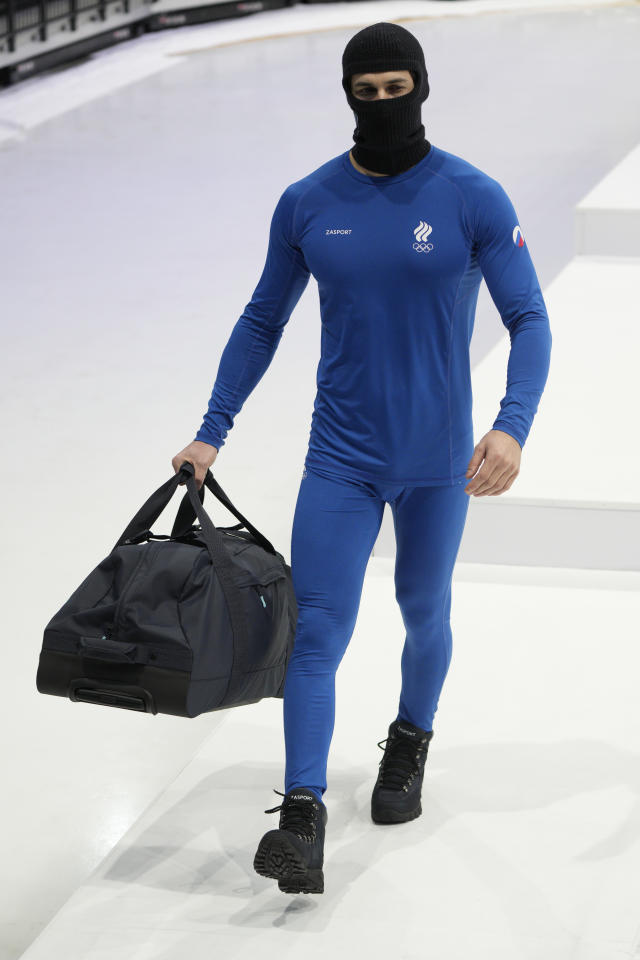 Russia presents flagless uniforms for Beijing Games
