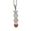 <p><strong>Svaha</strong></p><p><strong>$19.99</strong></p><p><a href="https://svahausa.com/collections/jewelry/products/dna-stainless-steel-necklace" rel="nofollow noopener" target="_blank" data-ylk="slk:Shop Now" class="link rapid-noclick-resp">Shop Now</a></p><p><strong>Celebrate her love of science</strong> with this necklace, which uses the shape of DNA's double helix to make a heart. The pendant is sturdy stainless steel, and the heart is made of enamel. </p>