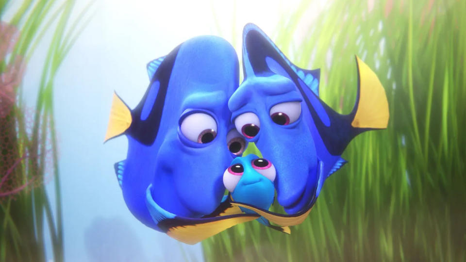 Finding Dory provided a fishy family reunion. (Pixar)