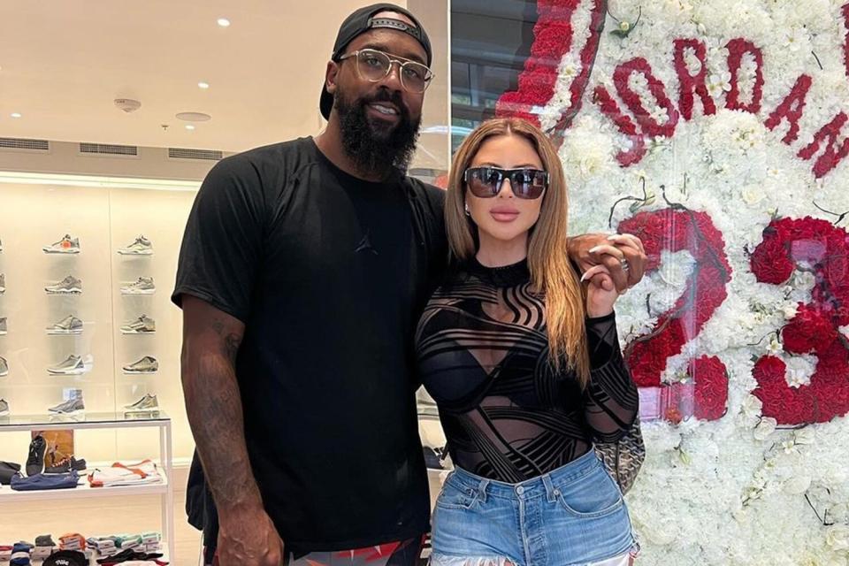 Larsa Pippen and Marcus Jordan Go Instagram Official, Posing in Front of Michael Jordan Jersey