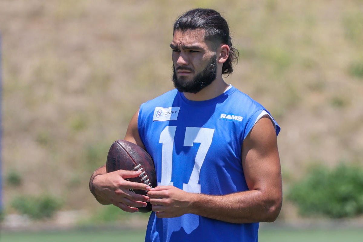 Puka Nacua begins training camp as a key cog in Rams’ offense after historic rookie season