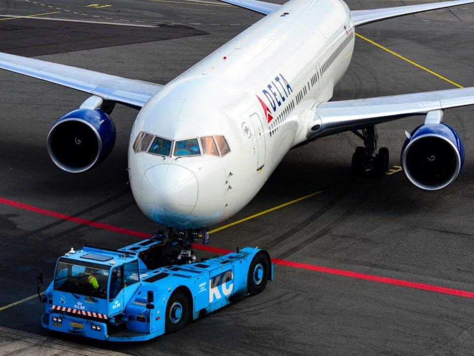 Delta Boeing 767-300ER.