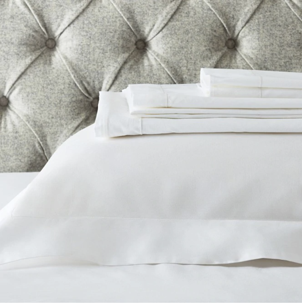 <p>thewhitecompany.com</p><p><a href="https://go.redirectingat.com?id=74968X1596630&url=https%3A%2F%2Fwww.thewhitecompany.com%2Fus%2FEgyptian-Cotton-200-Thread-Count-Single-Row-Cord-Bed-Linen-Collection%2Fp%2FEgyptian-Cotton-Single-Row-Cord%3Fswatch%3DWhite&sref=https%3A%2F%2Fwww.harpersbazaar.com%2Ffashion%2Ftrends%2Fg32884283%2Fbest-egyptian-cotton-sheets%2F" rel="nofollow noopener" target="_blank" data-ylk="slk:Shop Now;elm:context_link;itc:0;sec:content-canvas" class="link ">Shop Now</a></p><p>These summer-ready sheets lend a cool-to-the-touch finish and have a delicate row of cord for something subtly pretty. </p>