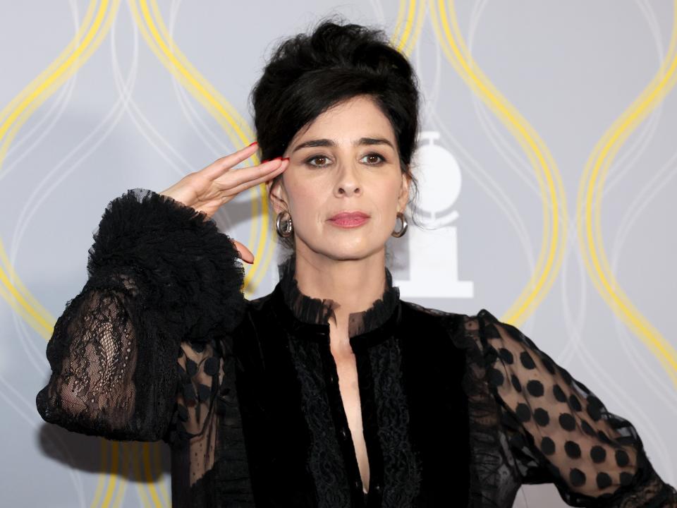 Sarah Silverman attends the 75th Annual Tony Awards at Radio City Music Hall on June 12, 2022 in New York City.