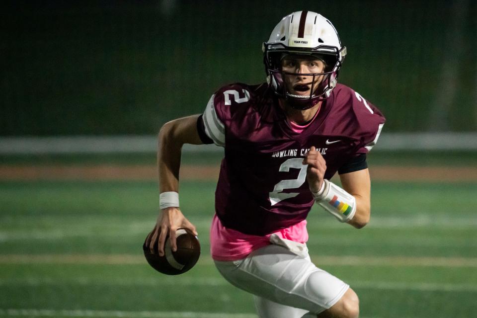 Dowling Catholic's Dante Cataldo is expected to take over starting duties behind center for the 2023 season.