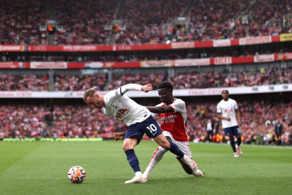 James Maddison and Bukayo Saka will lock horns again on Sunday (Getty)