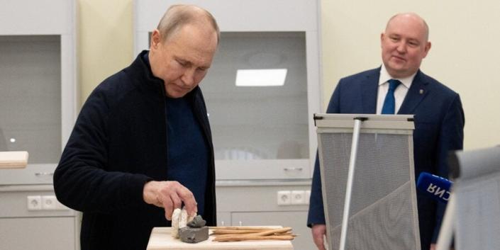 Vladimir Putin in Crimea