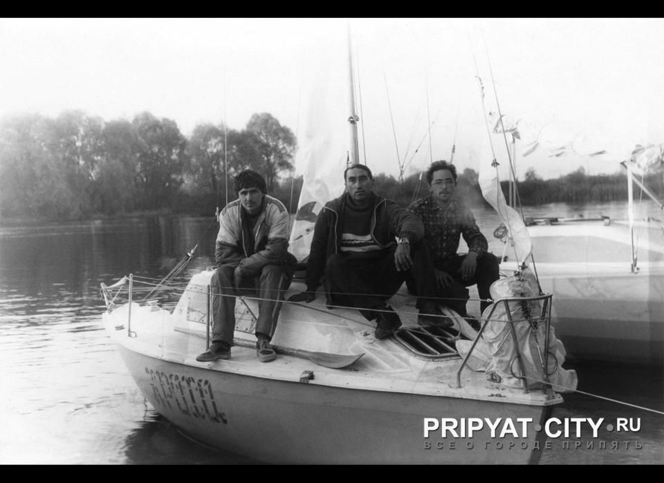 From the personal archive of Inna Alfimova. Photos from the Pripyat Yacht Club.  