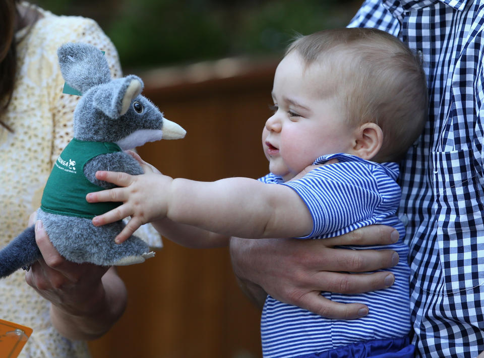 on April 20, 2014 in Sydney, Australia. The Duke and Duchess of Cambridge are on a three-week tour of Australia and New Zealand, the first official trip overseas with their son, Prince George of Cambridge.