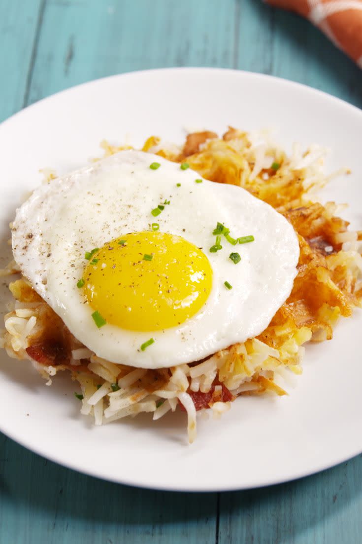 <p>You've never had hash browns this epic.</p><p>Get the recipe from <a href="https://www.delish.com/cooking/recipe-ideas/recipes/a49194/loaded-hashbrown-waffles-recipe/" rel="nofollow noopener" target="_blank" data-ylk="slk:Delish;elm:context_link;itc:0;sec:content-canvas" class="link ">Delish</a>.</p>