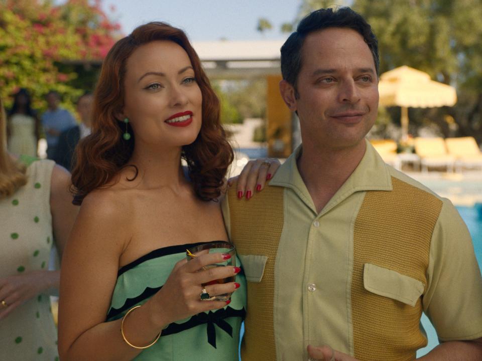 Olivia Wilde and Nick Kroll in "Don't Worry Darling."