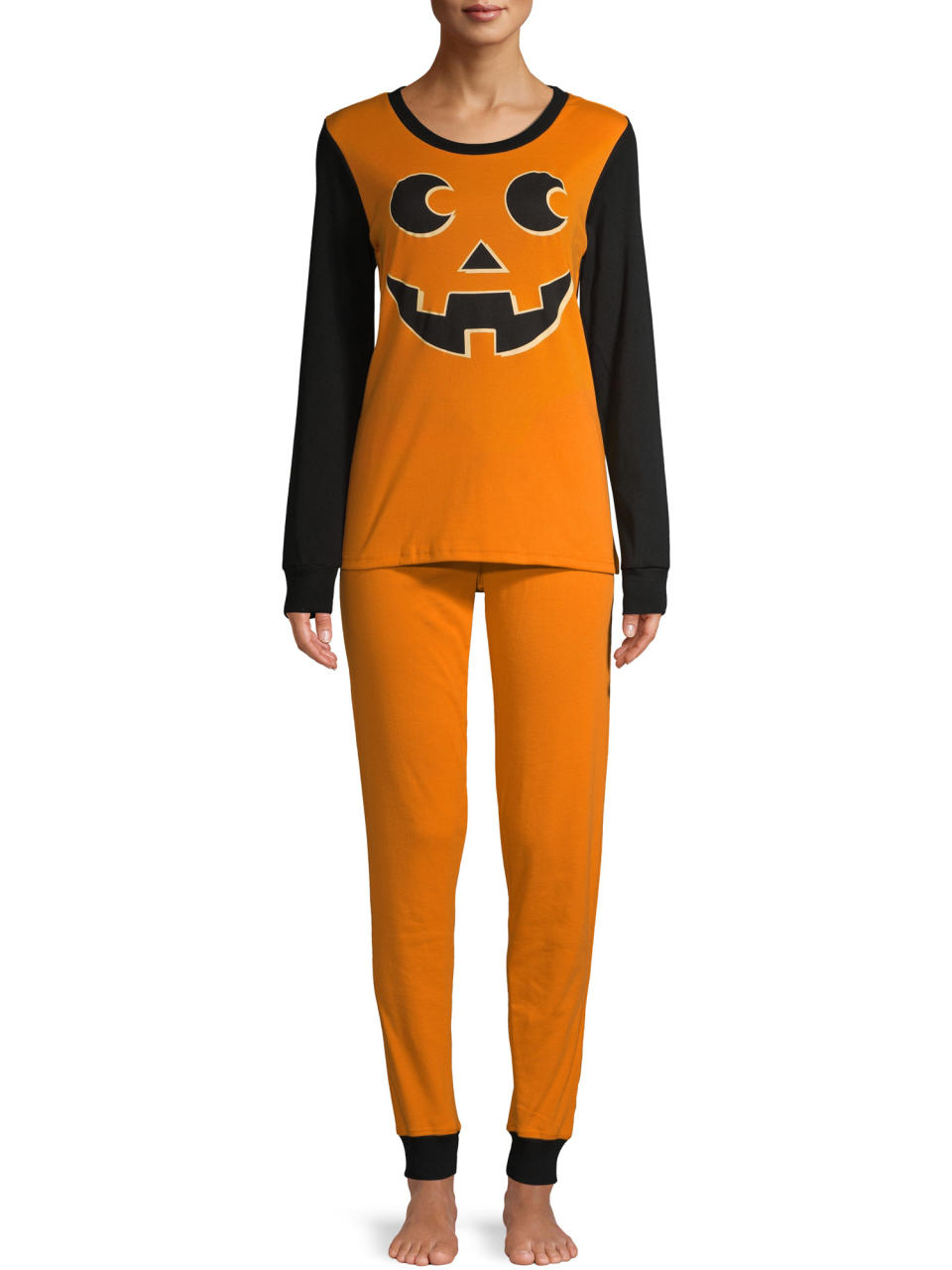 Under Disguise Women's Halloween Jack-O'Lantern Pajamas (Walmart / Walmart)