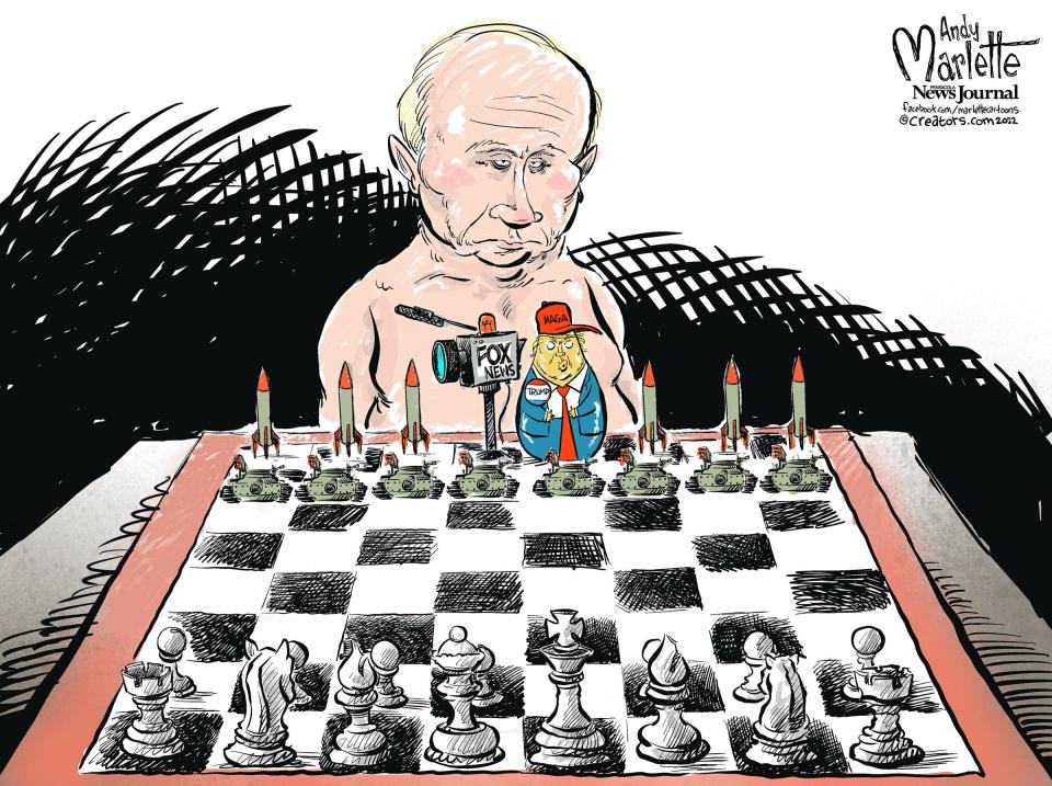 Marlette cartoon: Putin's strategic pieces