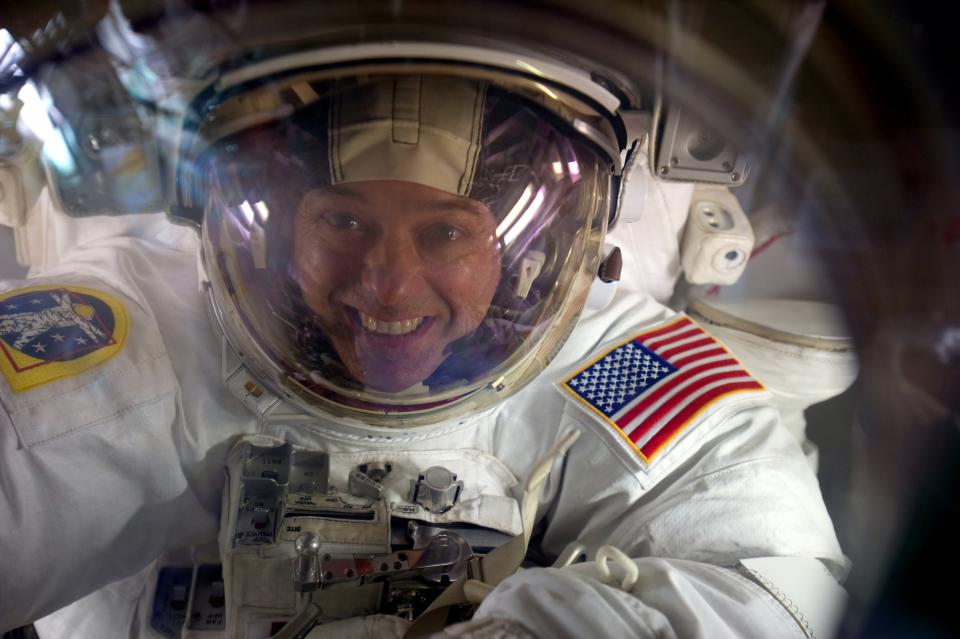 Yonkers native Ron Garan in a 2011 NASA picture taken at the International Space Station.