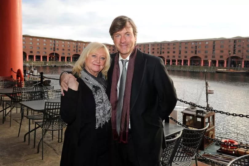 Richard and Judy pictured in 2013 back in the Albert Dock, Liverpool where they hosted This Morning