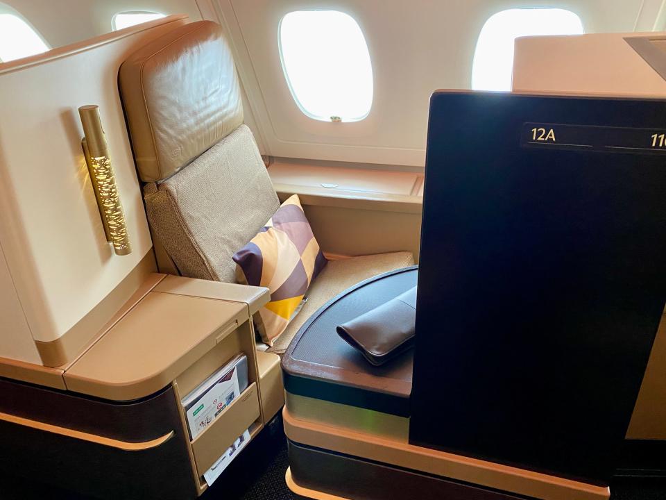 Etihad Business Class A380 2359