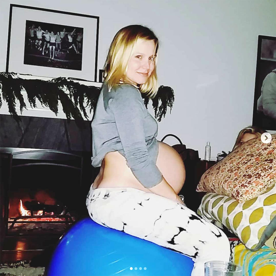 <p>To mark daughter Delta's 3rd birthday, the actress shared never-before-seen photos from <a rel="nofollow noopener" href="http://people.com/babies/kristen-bell-shares-private-photos-of-second-pregnancy/" target="_blank" data-ylk="slk:her second pregnancy.;elm:context_link;itc:0;sec:content-canvas" class="link ">her second pregnancy.</a> </p>